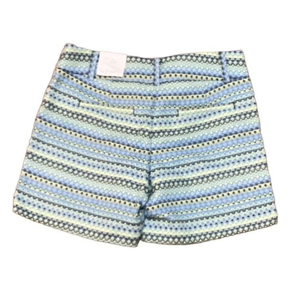 NWT Ann Taylor Loft The Riviera Short Blue Printed Boho Womens Size 0 Multicolor - Picture 3 of 9